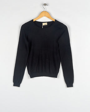 Pull en cachemire noir