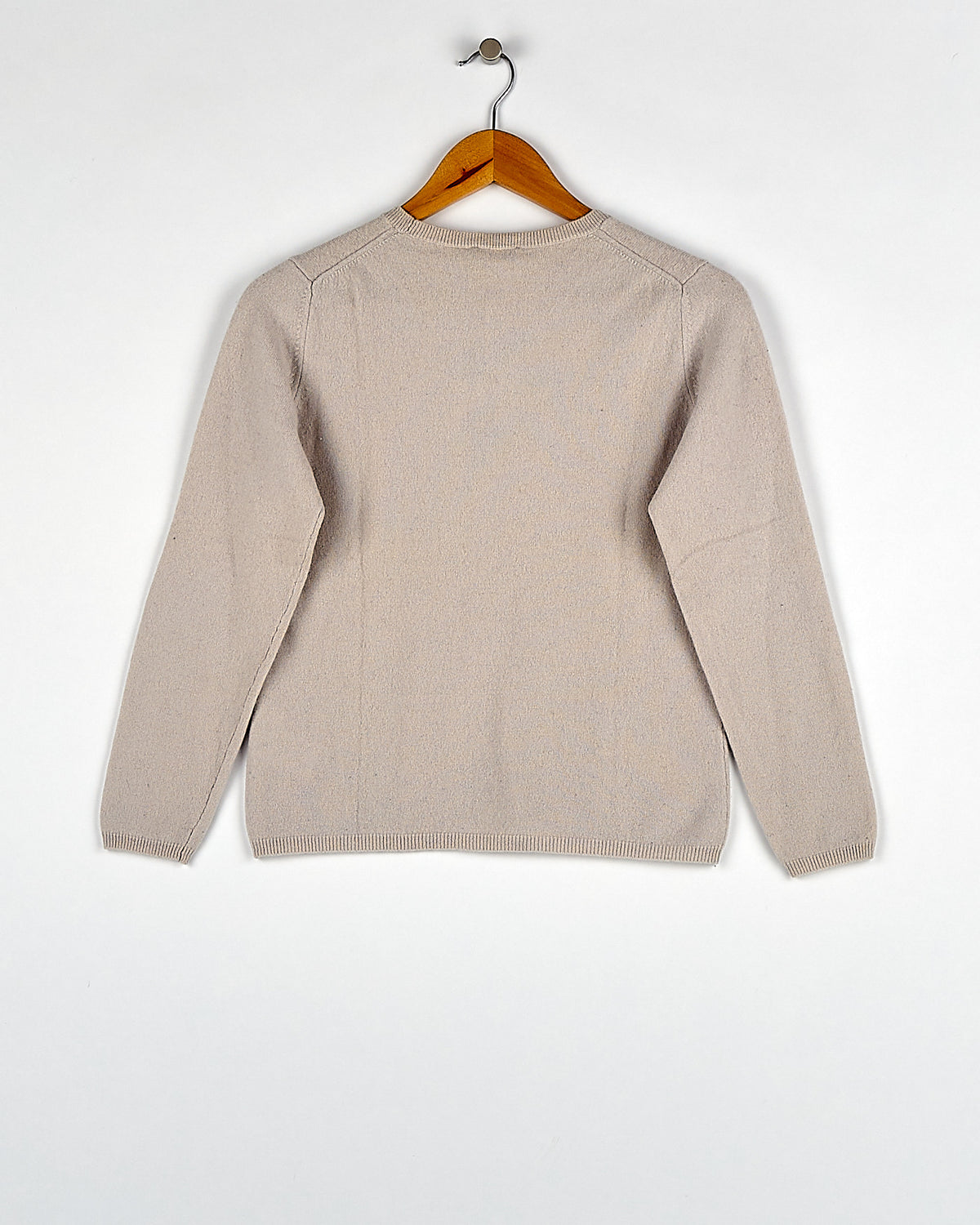 Pull en cachemire beige