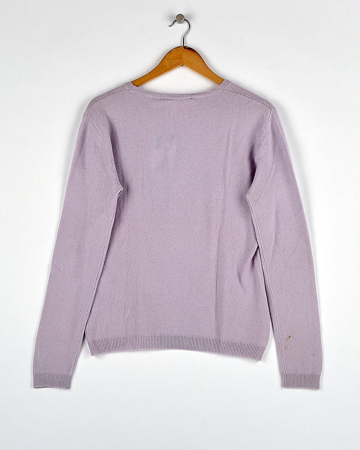 Pull en cachemire rose clair