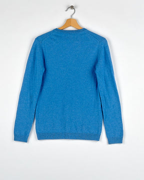 Pull en cachemire bleu clair