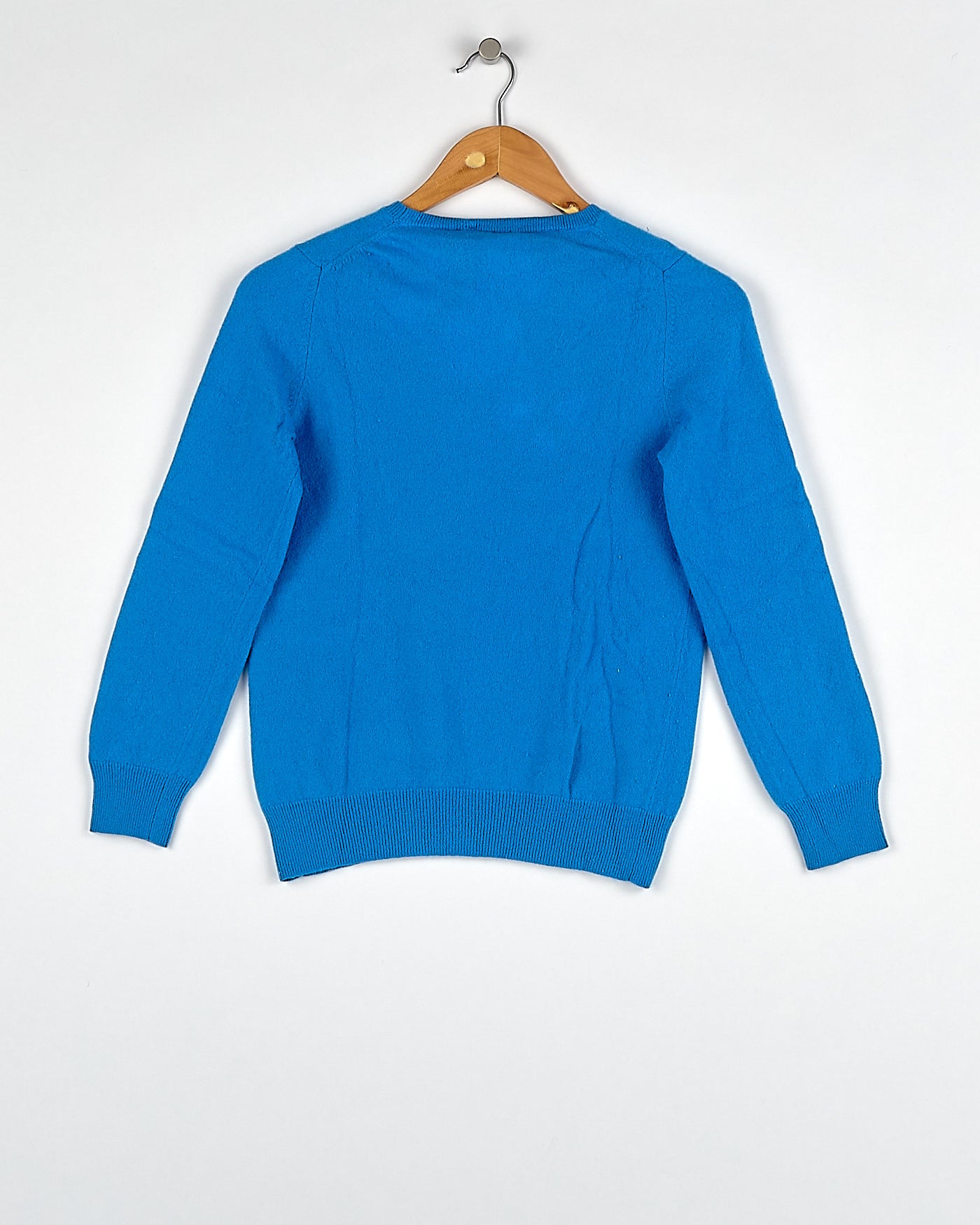 Pull en cachemire bleu