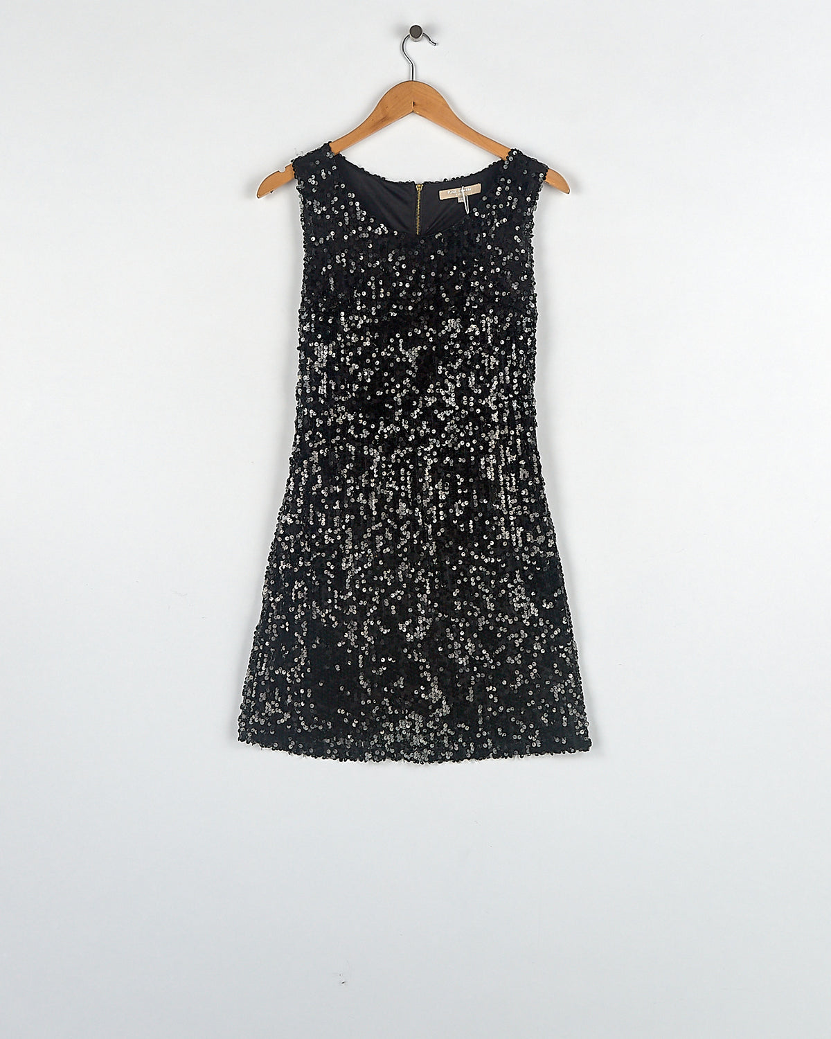 Robe courte en sequins