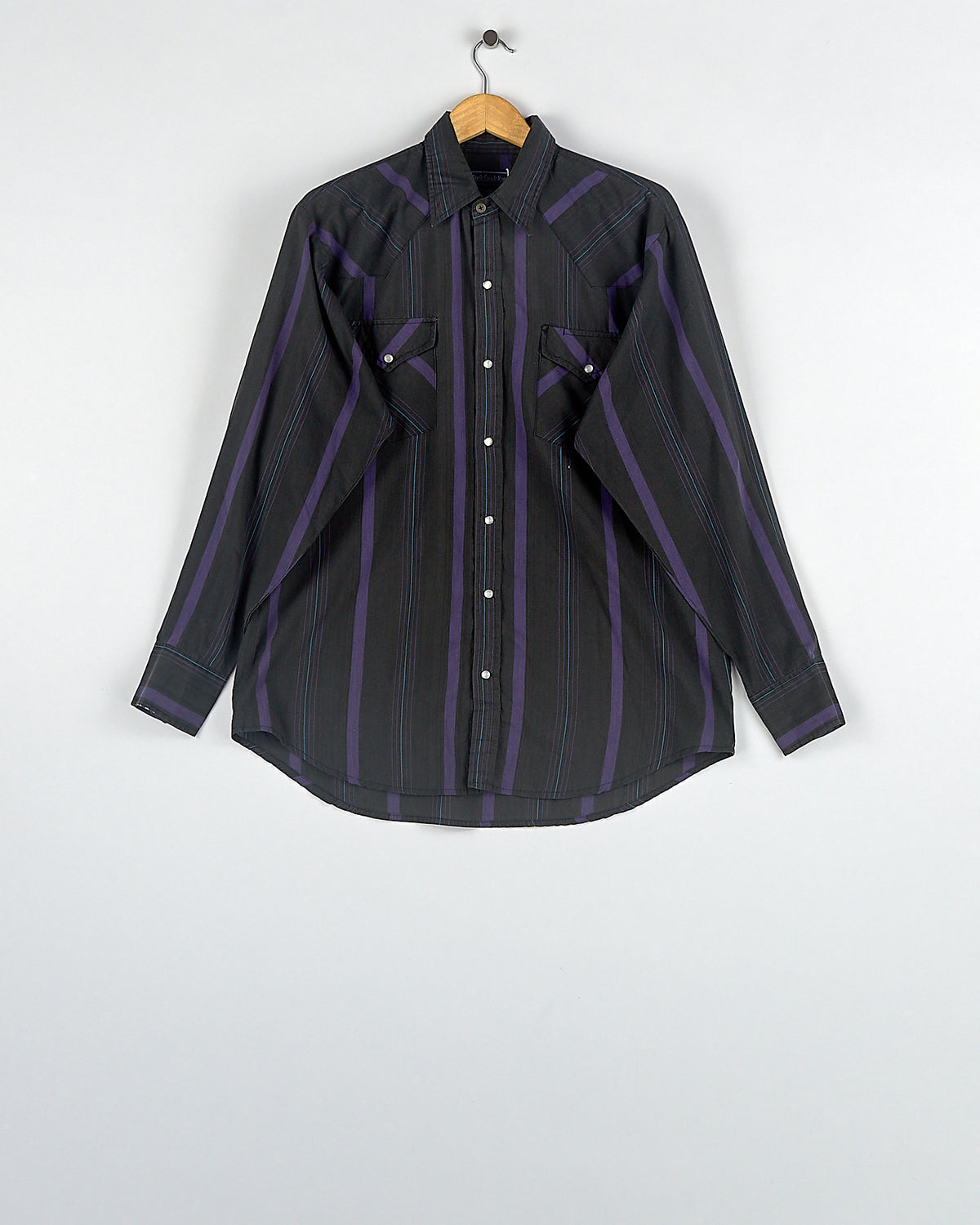 Chemise à rayures mauves