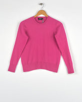 Pull en cachemire rose fushia