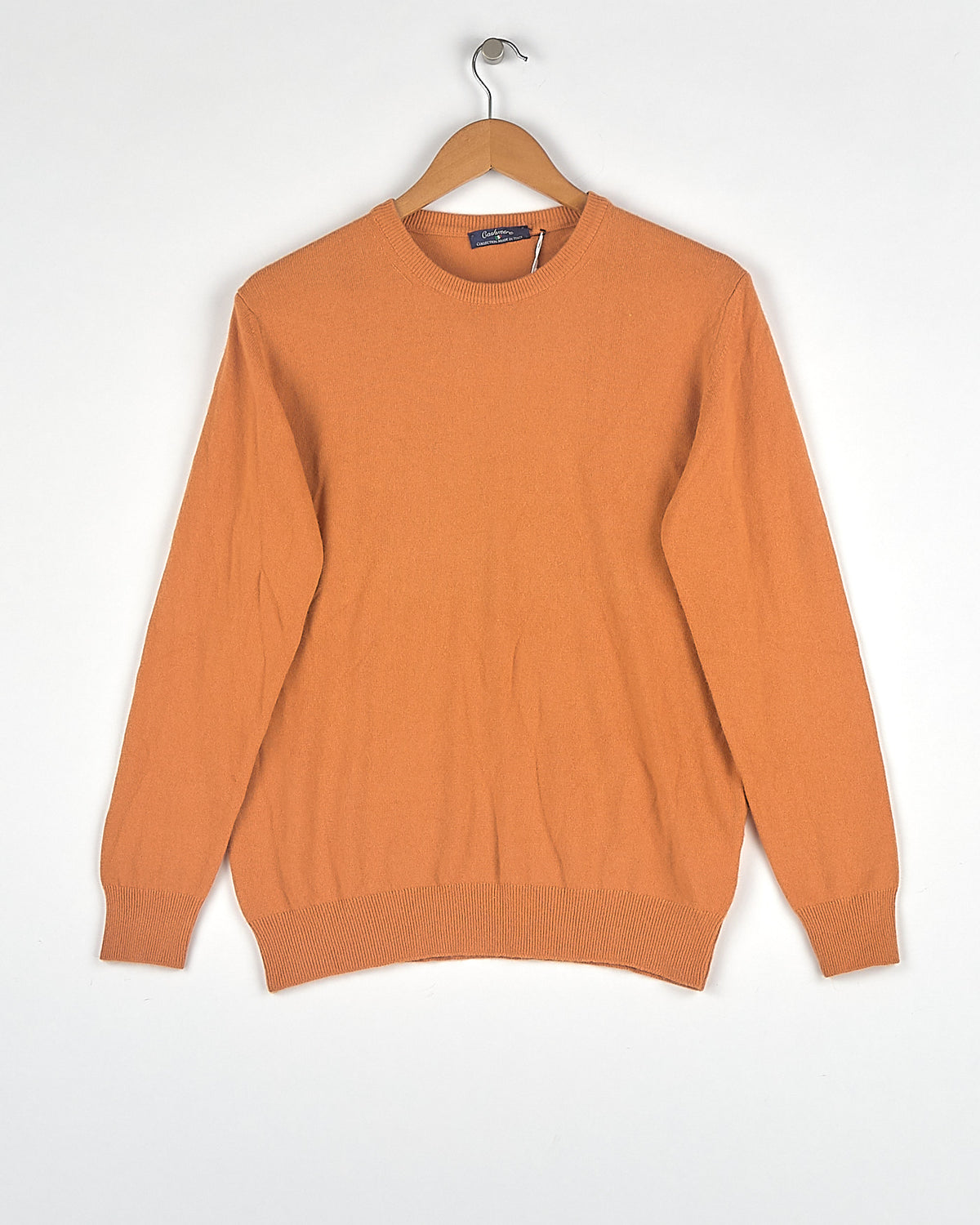 Pull en cachemire orange