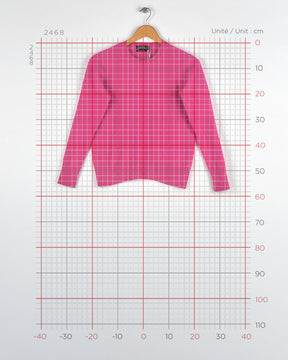 Pull en cachemire rose fushia