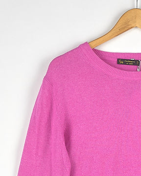 Pull en cachemire rose