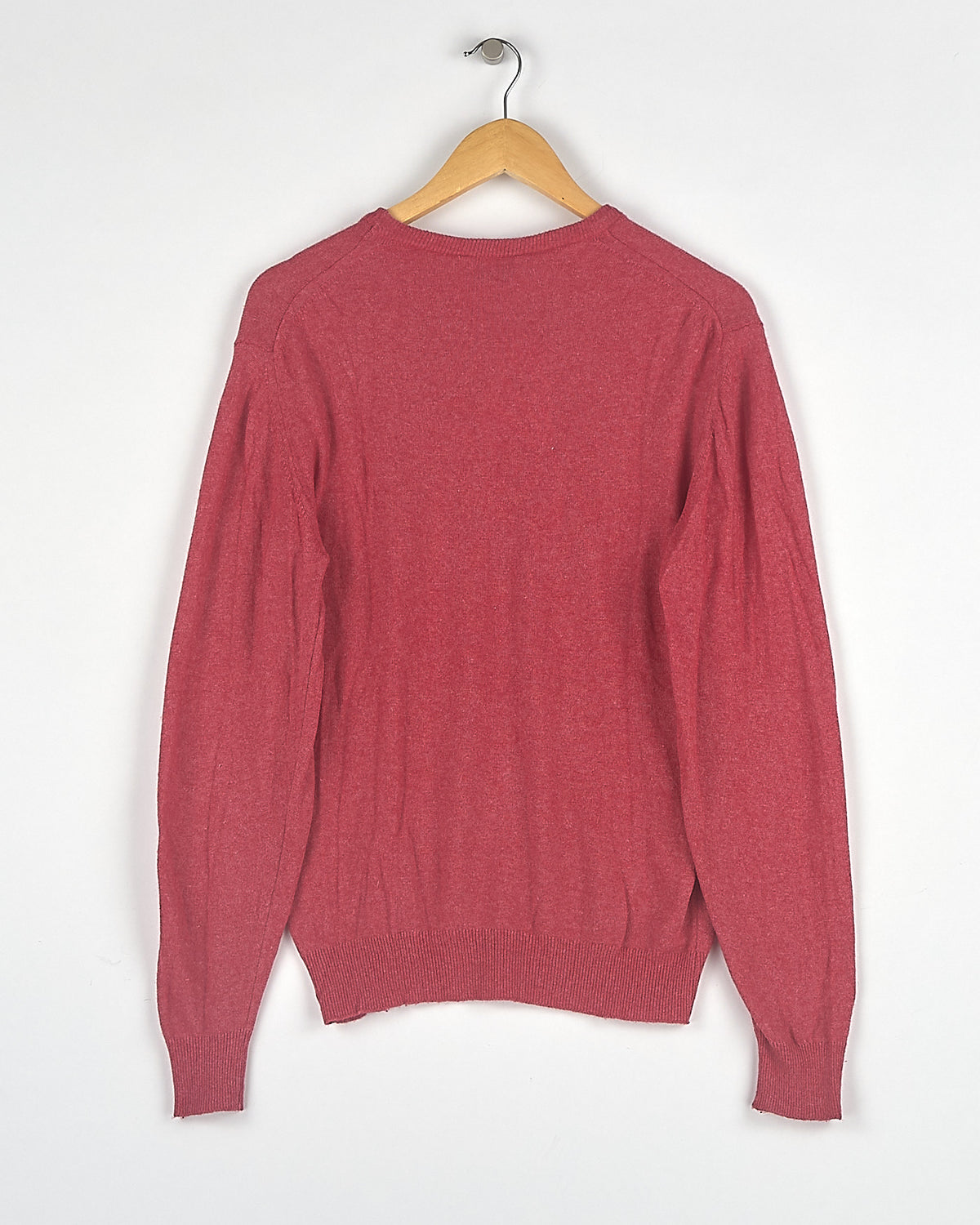 Pull en cachemire rouge carmin