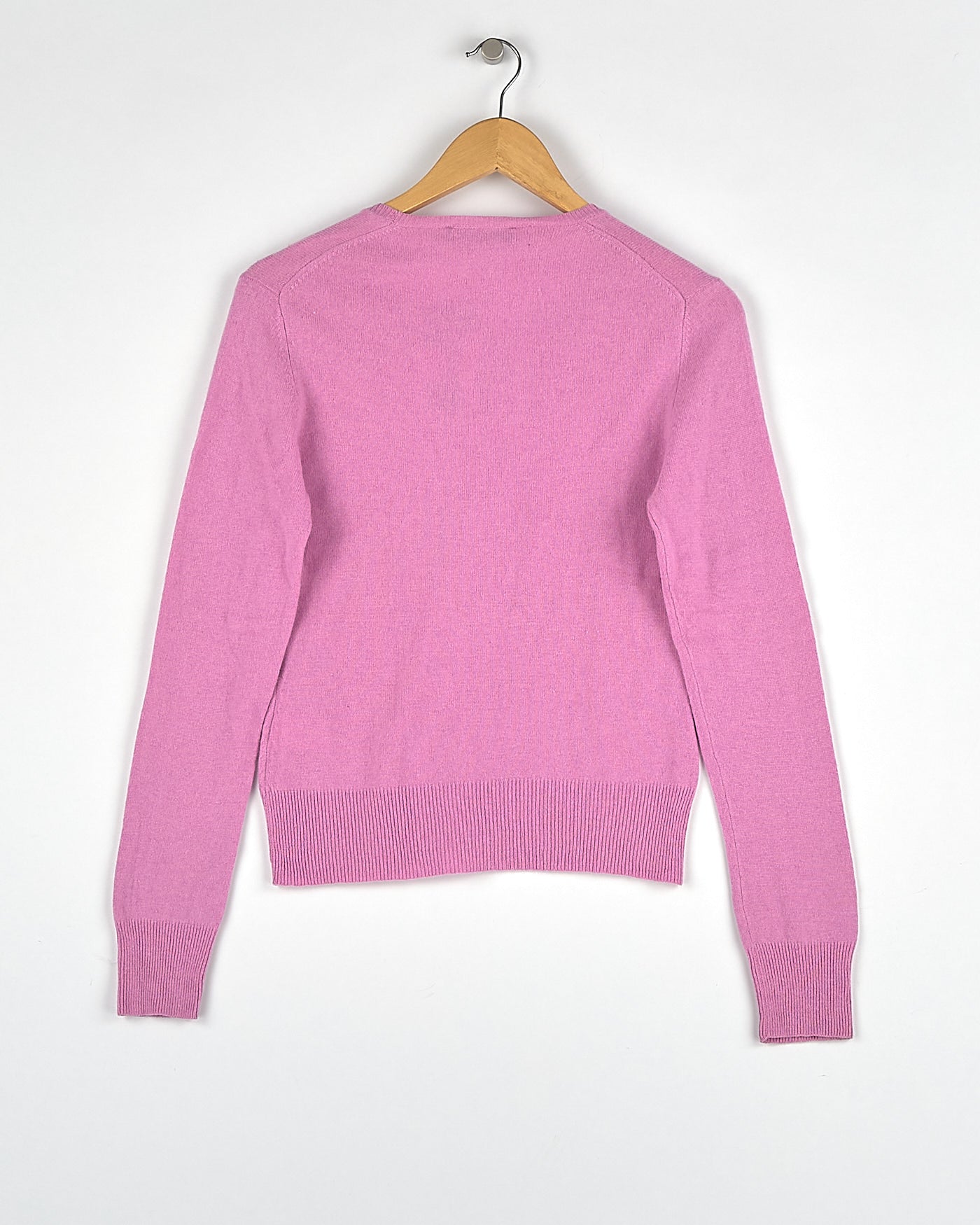 Pull en cachemire rose pâle