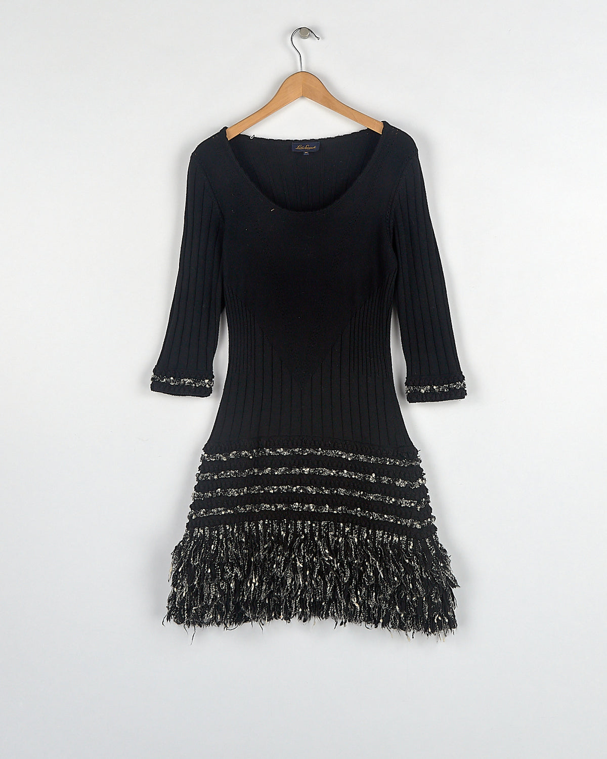 Robe en maille noire