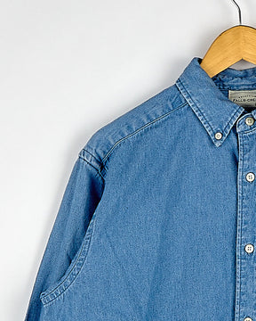 Chemise denim en coton