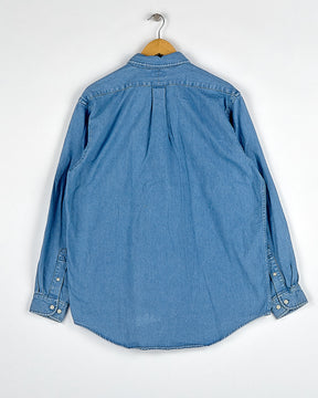 Chemise denim en coton