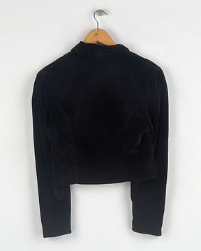 Boléro en velours noir