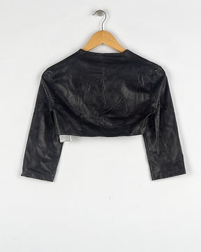 Boléro en cuir