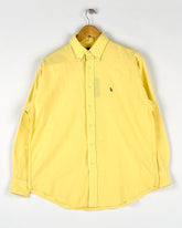 Chemise Ralph Lauren jaune pastel