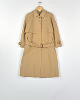 Trench ceinturé beige