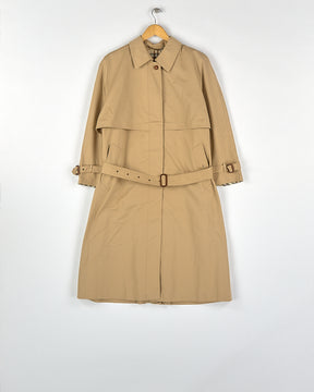 Trench ceinturé beige