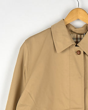 Trench ceinturé beige