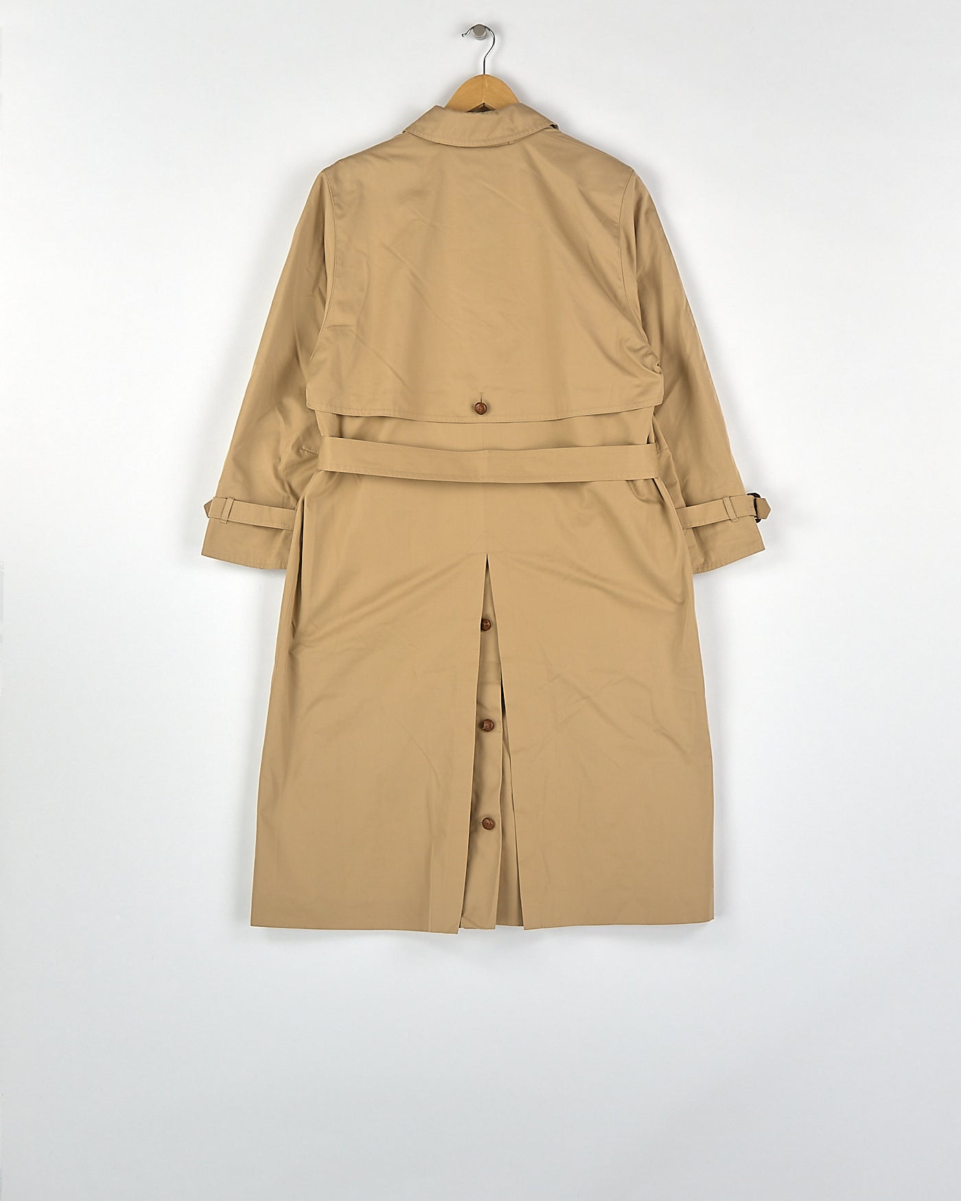 Trench ceinturé beige