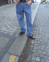 Jean large oversize