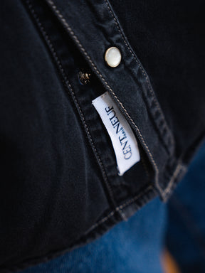 Chemise denim colorée